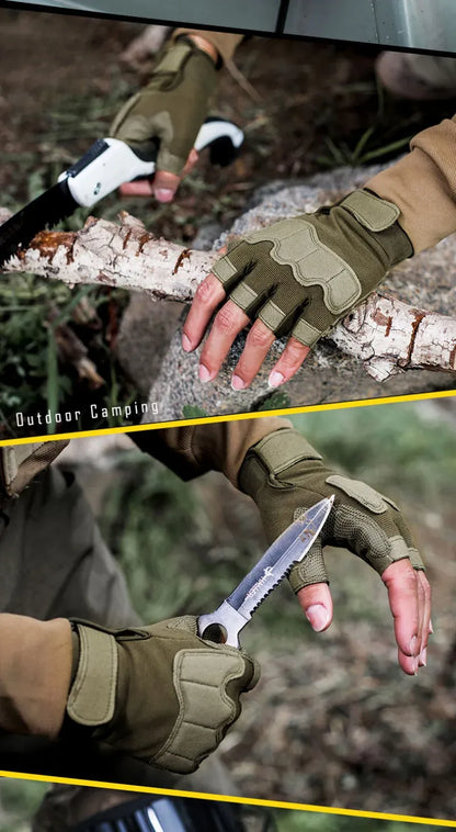Tactical Motorcycle Gloves | Hard Knuckle, Windproof & Waterproof | M-XL — Wahooly Tactical Motorcycle Gloves | Hard Knuckle, Windproof & Waterproof | Men & Women | M, L, XL | Black, Khaki, Camo