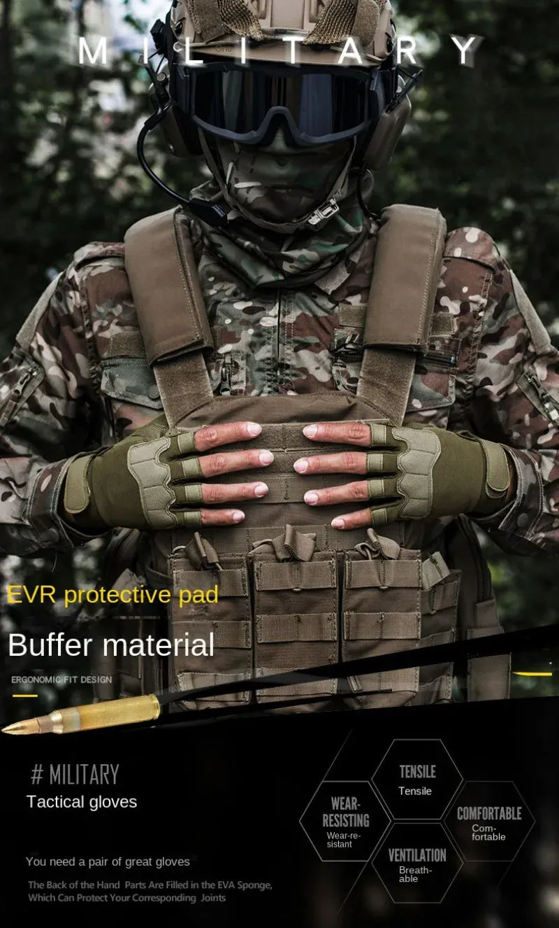 Tactical Motorcycle Gloves | Hard Knuckle, Windproof & Waterproof | M-XL — Wahooly Tactical Motorcycle Gloves | Hard Knuckle, Windproof & Waterproof | Men & Women | M, L, XL | Black, Khaki, Camo