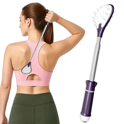 Telescopic Back Scratcher with Massage Ball | Wahooly Telescopic Back Scratcher with Massage Ball | Extendable & Portable
