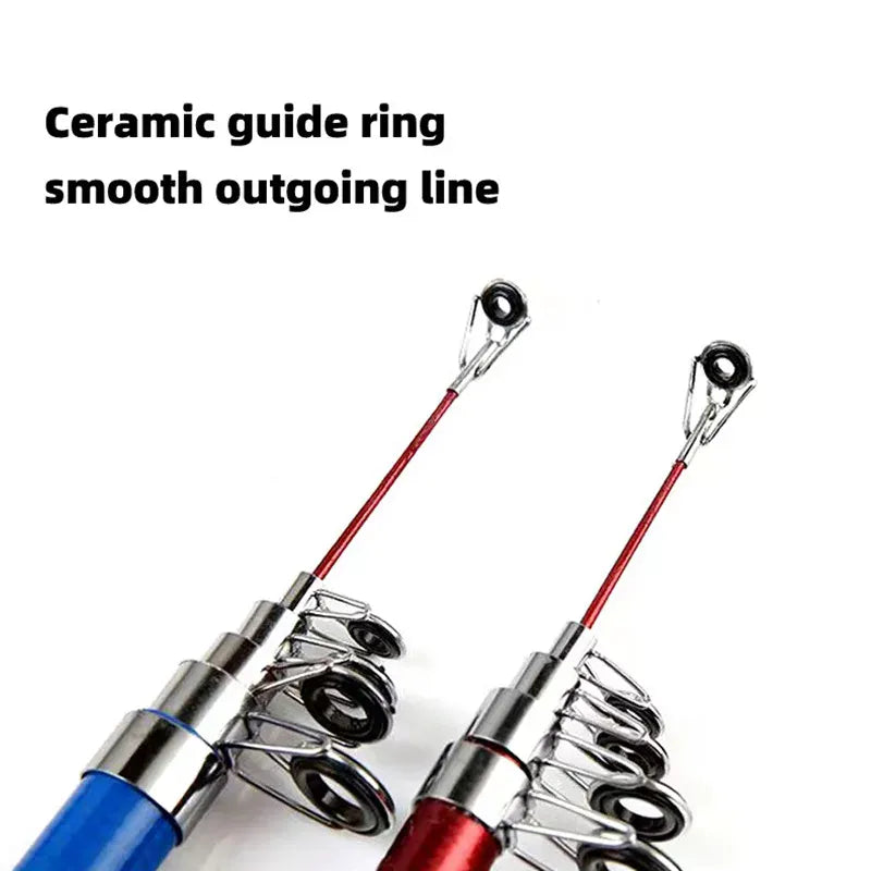 Telescopic Fishing Rod Reel & Tackle Kit Complete Set – Wahooly Telescopic Fishing Rod, Reel & Tackle Kit – Complete Freshwater Fishing Set