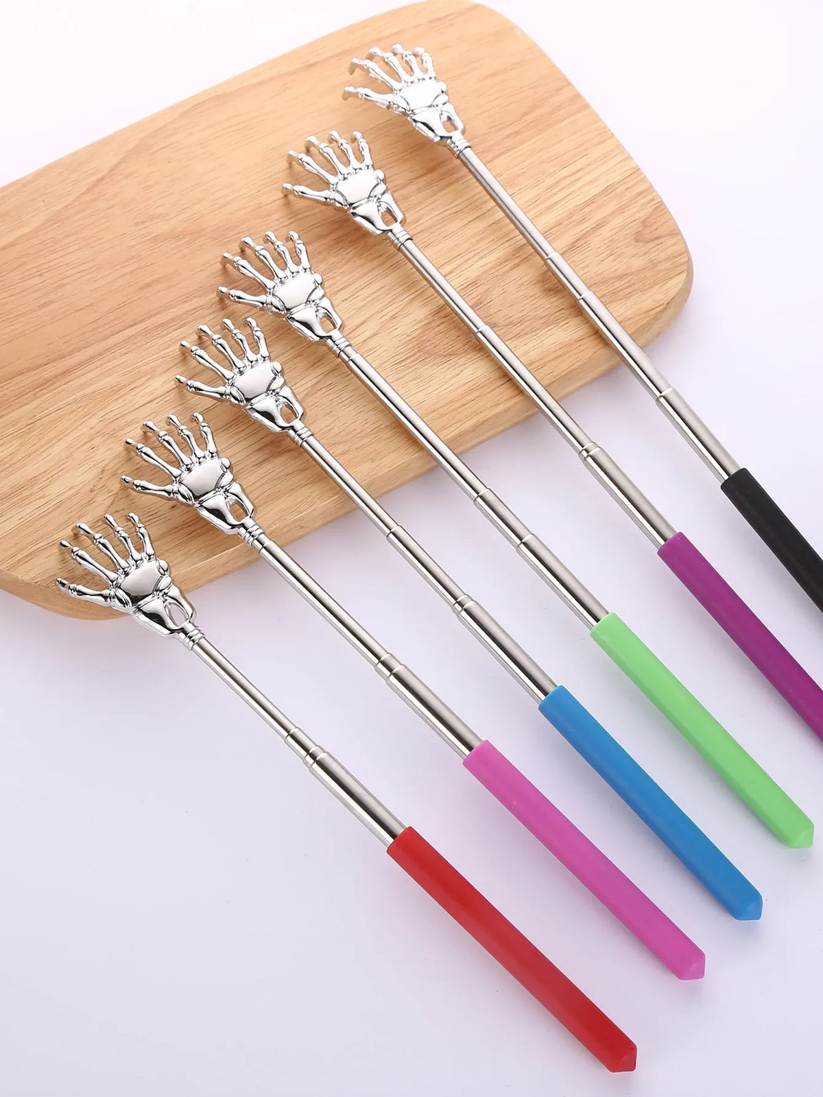 Telescopic Stainless Steel Back Scratcher | Wahooly Telescopic Stainless Steel Back Scratcher | 6 Color Options