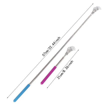 Telescopic Stainless Steel Back Scratcher | Wahooly Telescopic Stainless Steel Back Scratcher | 6 Color Options