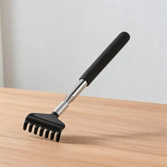 Telescopic Stainless Steel Back Scratcher | Wahooly Telescopic Stainless Steel Back Scratcher with Carrying Bag