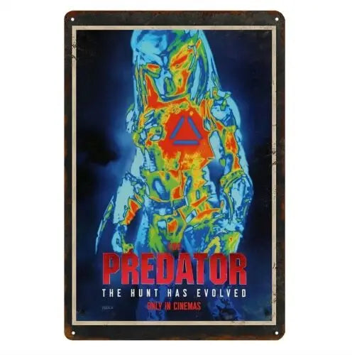The Predator Movie Metal Poster Tin Sign - 20x30cm Plate The Predator Movie Metal Poster Tin Sign - 20x30cm Plate