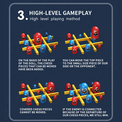 Tic Tac Toe Big Eat Small Cartoon Tic Tac Toe Big Eat Small Cartoon