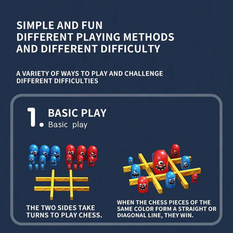 Tic Tac Toe Big Eat Small Cartoon Tic Tac Toe Big Eat Small Cartoon