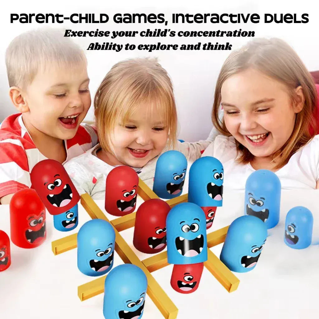 Tic Tac Toe Big Eat Small Cartoon Tic Tac Toe Big Eat Small Cartoon