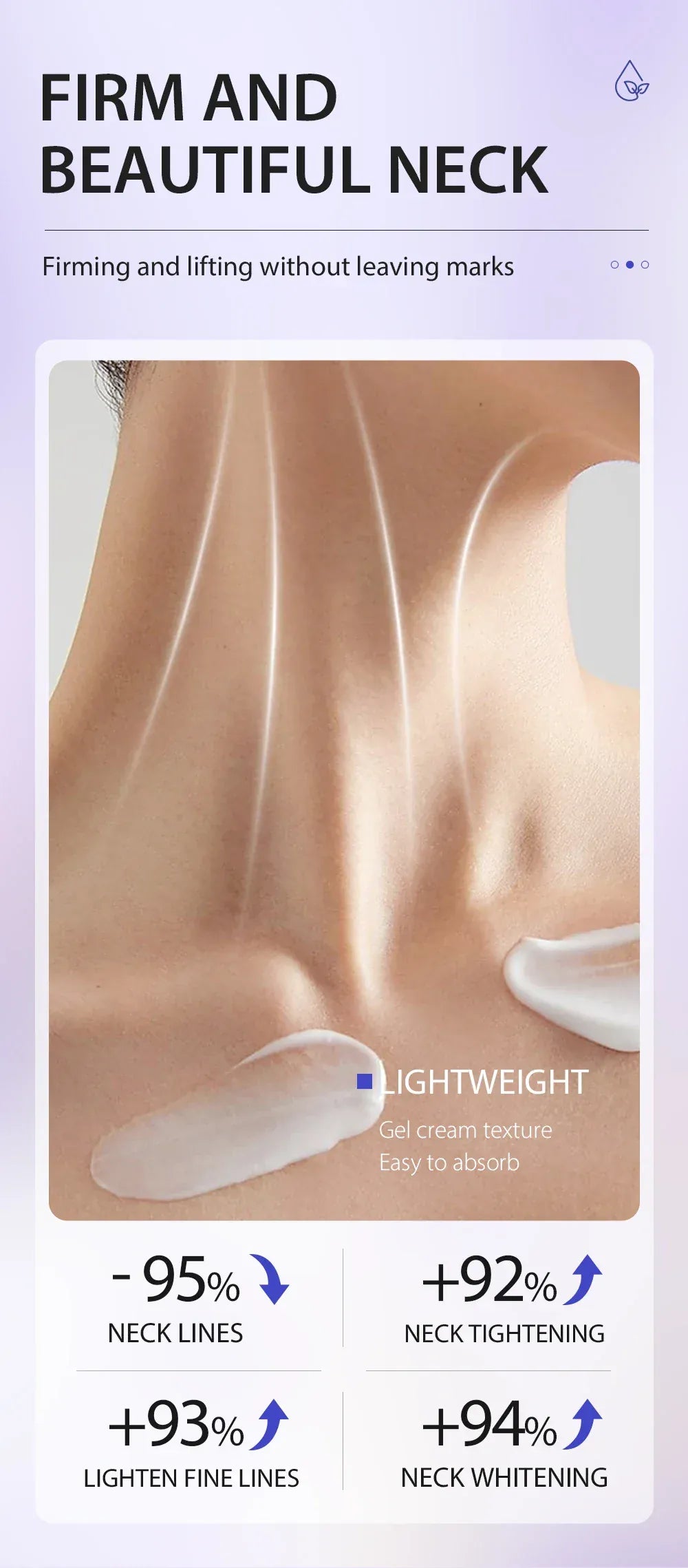 Tighten Lifting Neck Cream Fade Fine Lines Brighten Firming Nourish Smoothing Moisturizer Rejuvenation  Beauty Skin Care Product Tighten Lifting Neck Cream Fade Fine Lines Brighten Firming Nourish Smoothing Moisturizer Rejuvenation  Beauty Skin Care Product
