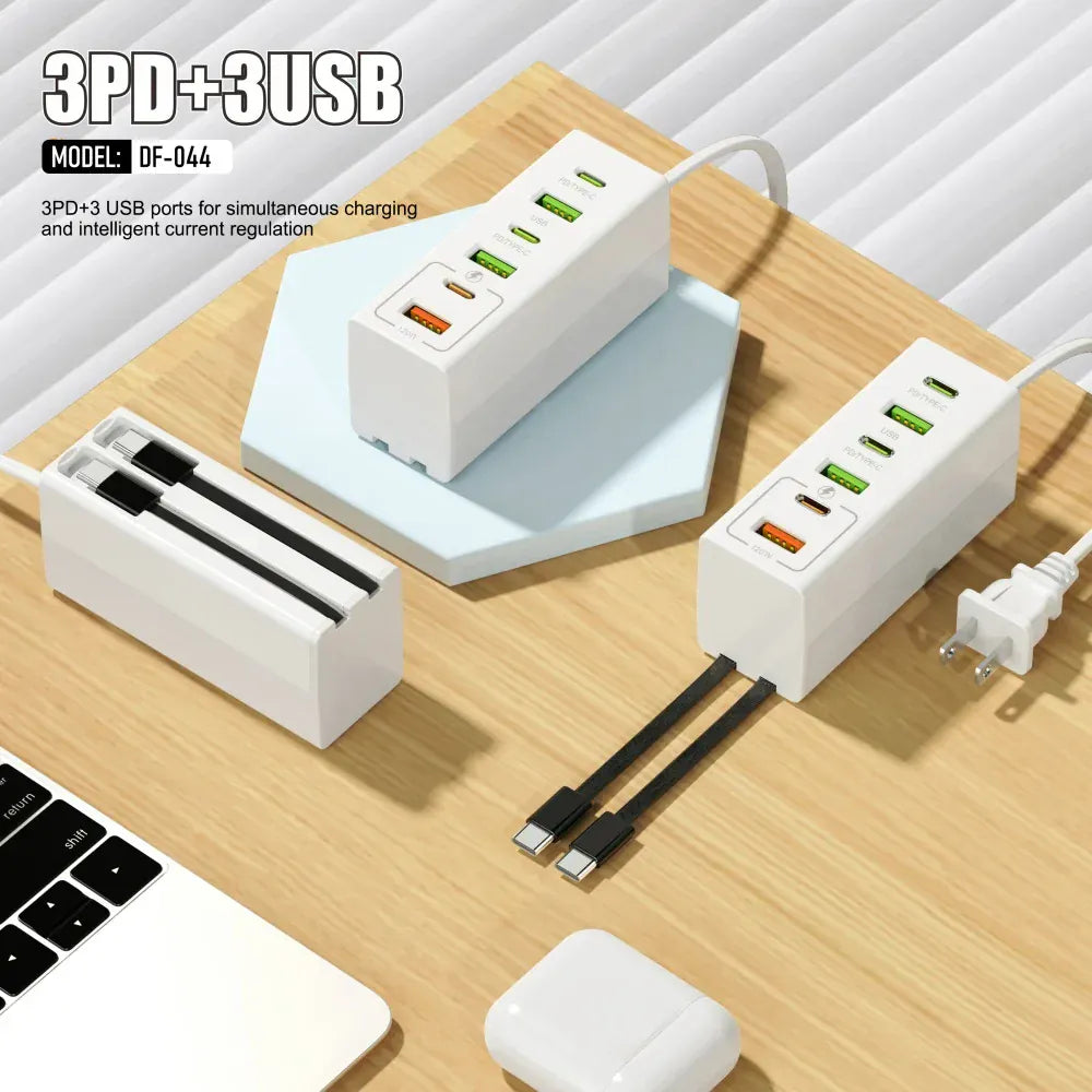Total 120W USB Power Strip Type C Mobile Phone Charger Fast Charging Electrical Socket Power Strip EU US UK Plug Wall Adapters Total 120W USB Power Strip Type C Mobile Phone Charger Fast Charging Electrical Socket Power Strip EU US UK Plug Wall Adapters