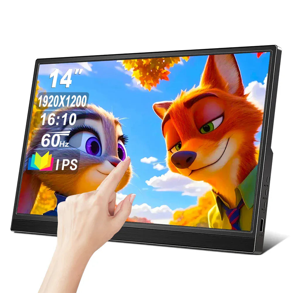 Touchscreen Portable Monitor 16/15.6/14/11.6 inch Gaming Laptop Extension Display Travel Monitor for Raspberry Pi/Laptop/PS3/PS4 Touchscreen Portable Monitor 16/15.6/14/11.6 inch Gaming Laptop Extension Display Travel Monitor for Raspberry Pi/Laptop/PS3/PS4