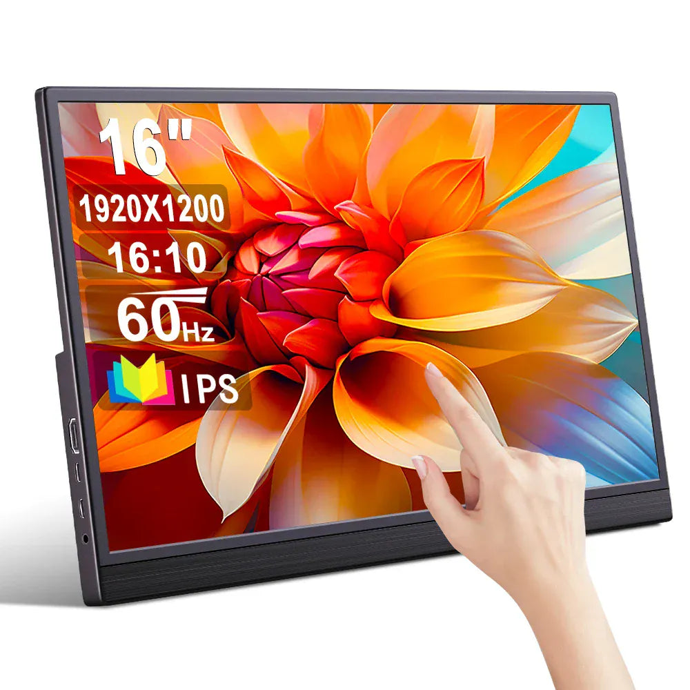 Touchscreen Portable Monitor 16/15.6/14/11.6 inch Gaming Laptop Extension Display Travel Monitor for Raspberry Pi/Laptop/PS3/PS4 Touchscreen Portable Monitor 16/15.6/14/11.6 inch Gaming Laptop Extension Display Travel Monitor for Raspberry Pi/Laptop/PS3/PS4
