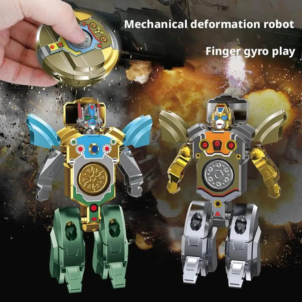 Transformable Robot Fidget Spinner - DIY Deformable Toy for Kids - Wahooly Transformable Robot Fidget Spinner - DIY Deformable Sensory Toy for Kids