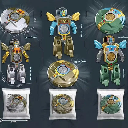 Transformable Robot Fidget Spinner - DIY Deformable Toy for Kids - Wahooly Transformable Robot Fidget Spinner - DIY Deformable Sensory Toy for Kids