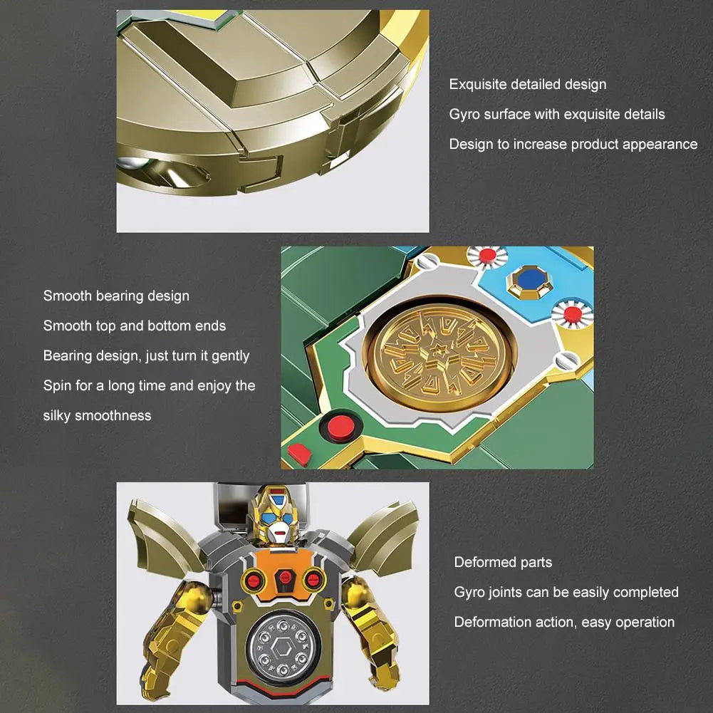 Transformable Robot Fidget Spinner - DIY Deformable Toy for Kids - Wahooly Transformable Robot Fidget Spinner - DIY Deformable Sensory Toy for Kids