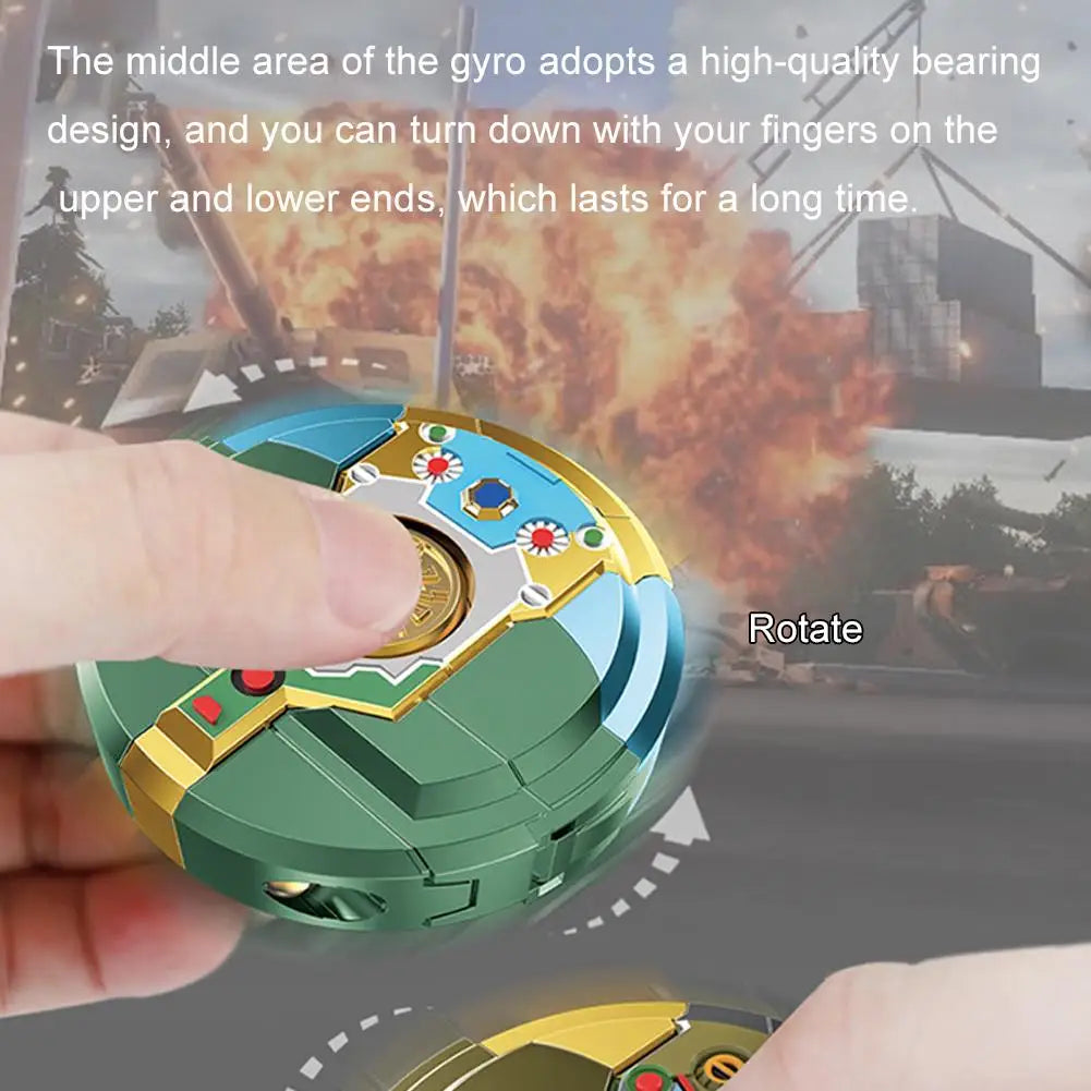 Transformable Robot Fidget Spinner - DIY Deformable Toy for Kids - Wahooly Transformable Robot Fidget Spinner - DIY Deformable Sensory Toy for Kids