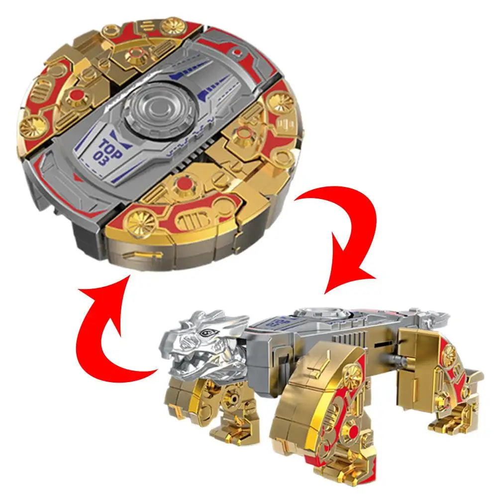 Transformable Robot Fidget Spinner - DIY Deformable Toy for Kids - Wahooly Transformable Robot Fidget Spinner - DIY Deformable Sensory Toy for Kids