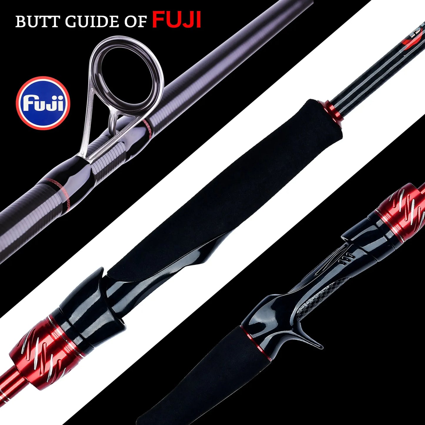Traveller Carbon Fishing Rod Spinning Casting Fuji Guides – Wahooly Traveller Carbon Fishing Rod – Spinning & Casting, Fuji Guides, 1.8–3.0m