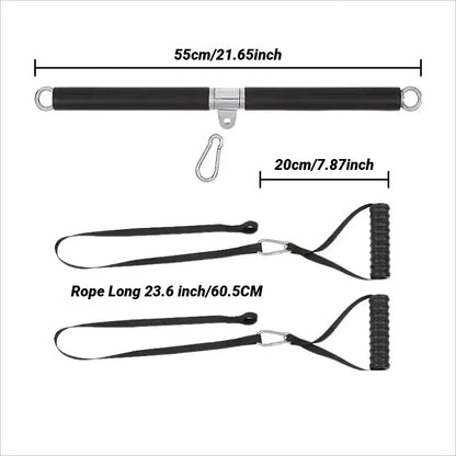 Triceps/Biceps Back Blaster Rope Lat Pull Down Attachment Triceps/Biceps Back Blaster Rope Lat Pull Down Attachment