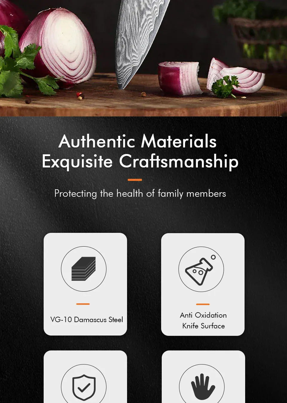 TURWHO 8 Inch Chef Knife Gyuto Knife Japanese Style VG10 Core Damascus Kitchen Knives Stainless Steel Butcher Knife Resin Handle TURWHO 8 Inch Chef Knife Gyuto Knife Japanese Style VG10 Core Damascus Kitchen Knives Stainless Steel Butcher Knife Resin Handle