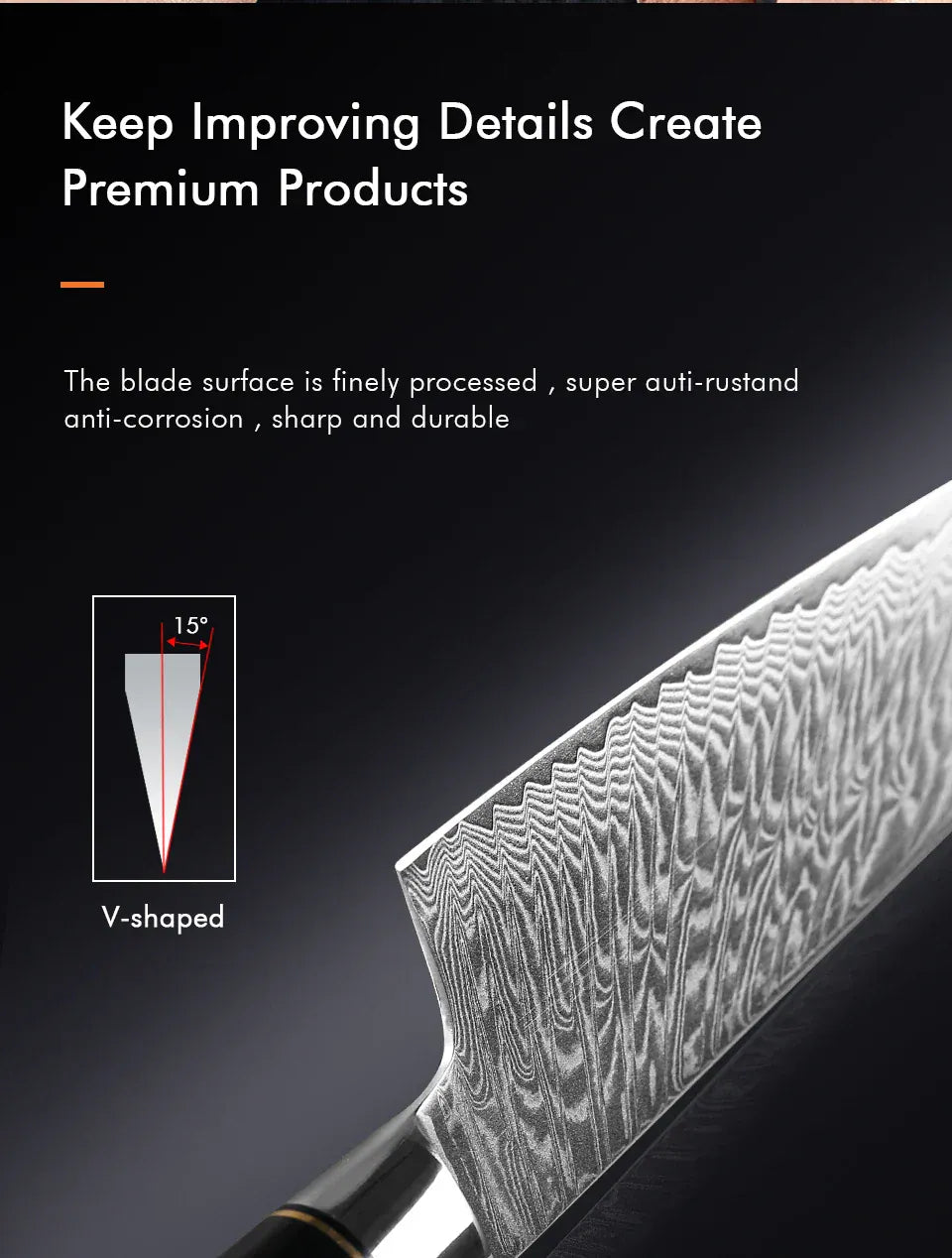 TURWHO 8 Inch Chef Knife Gyuto Knife Japanese Style VG10 Core Damascus Kitchen Knives Stainless Steel Butcher Knife Resin Handle TURWHO 8 Inch Chef Knife Gyuto Knife Japanese Style VG10 Core Damascus Kitchen Knives Stainless Steel Butcher Knife Resin Handle