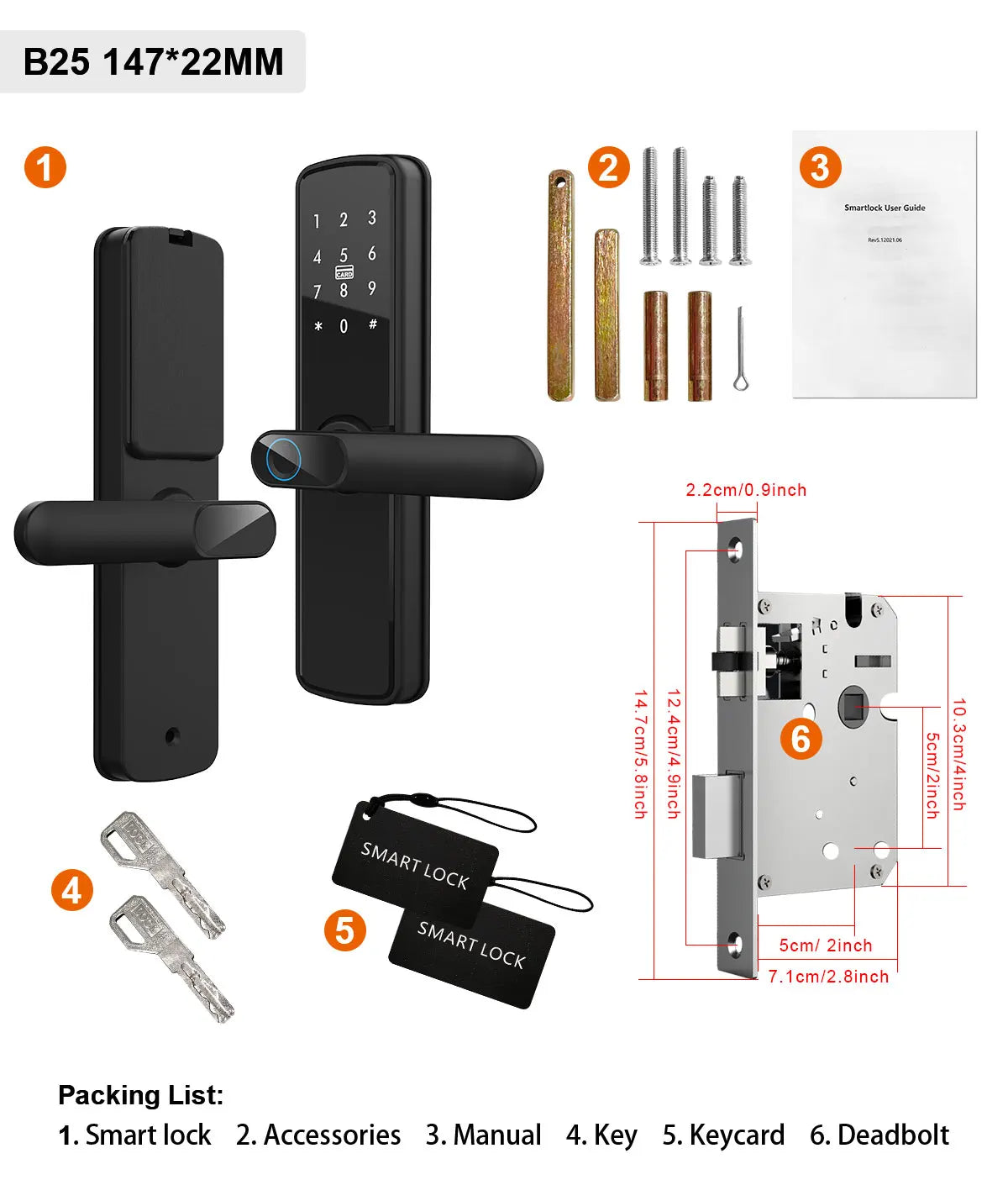 TUYA Fingerprint Door Lock WIFI Keyless Smart  Electronic Lock NFC Keypad APP Password KEY Reversible Handle For Home office TUYA Fingerprint Door Lock WIFI Keyless Smart  Electronic Lock NFC Keypad APP Password KEY Reversible Handle For Home office