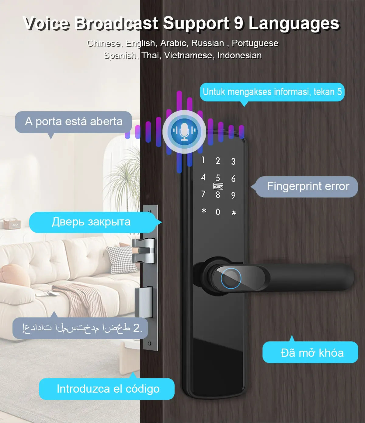 TUYA Fingerprint Door Lock WIFI Keyless Smart  Electronic Lock NFC Keypad APP Password KEY Reversible Handle For Home office TUYA Fingerprint Door Lock WIFI Keyless Smart  Electronic Lock NFC Keypad APP Password KEY Reversible Handle For Home office