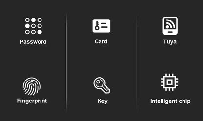 TUYA Fingerprint Door Lock WIFI Keyless Smart  Electronic Lock NFC Keypad APP Password KEY Reversible Handle For Home office TUYA Fingerprint Door Lock WIFI Keyless Smart  Electronic Lock NFC Keypad APP Password KEY Reversible Handle For Home office