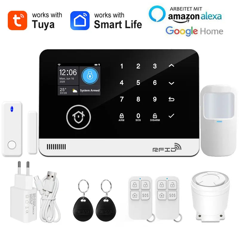 Tuya Smart WiFi GSM Home Security Alarm System Tuya Smart WiFi GSM Home Security Alarm System