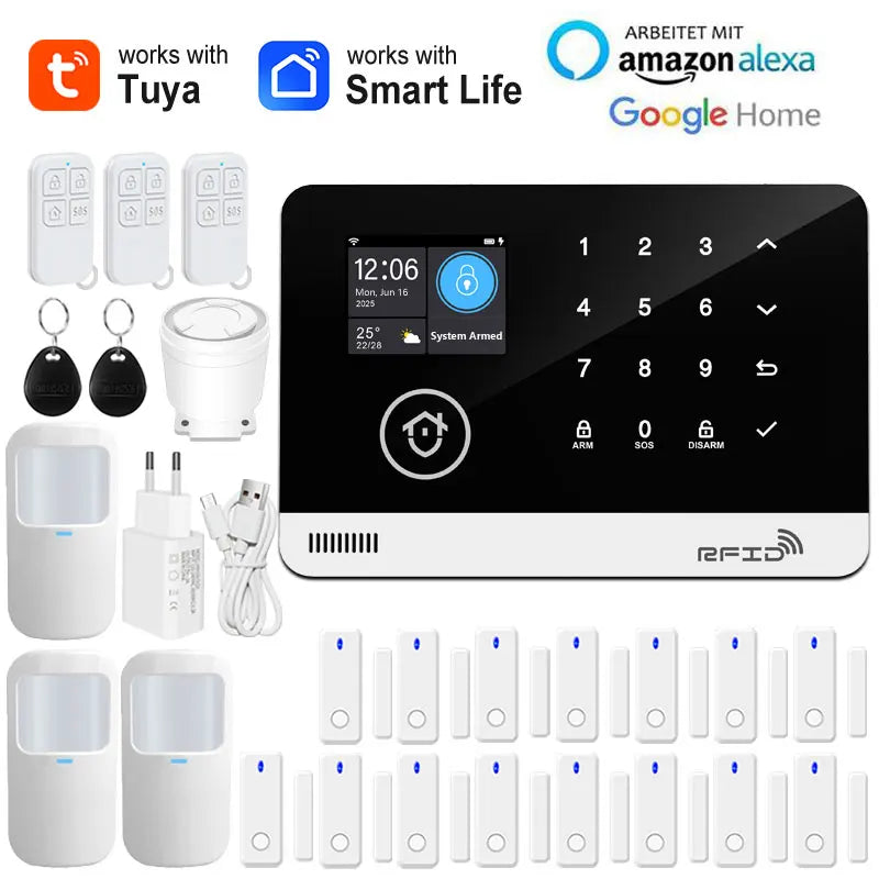 Tuya Smart WiFi GSM Home Security Alarm System Tuya Smart WiFi GSM Home Security Alarm System