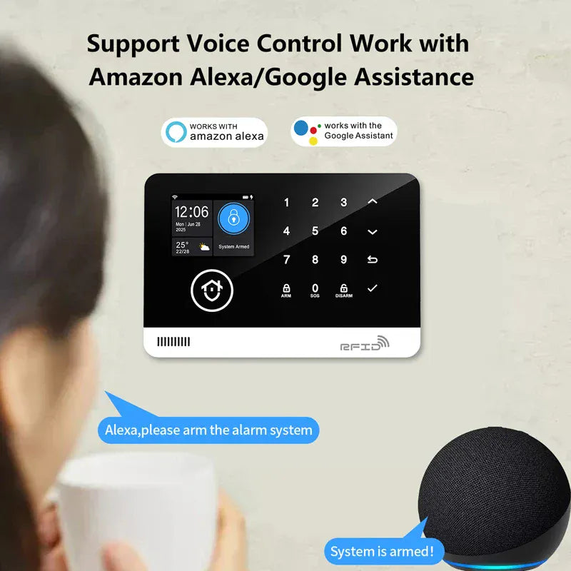 Tuya Smart WiFi GSM Home Security Alarm System Tuya Smart WiFi GSM Home Security Alarm System