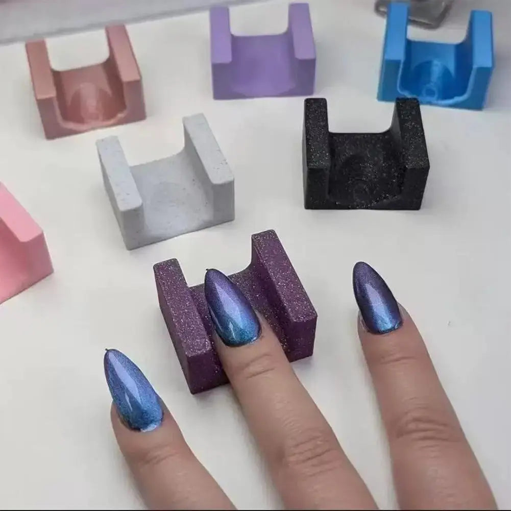 U-Shaped Nail Art Tool Cat Eye Gel Polish Enhancer for French Manicure, Automatic Full-Field Glow Effect DIY Stand U-Shaped Nail Art Tool Cat Eye Gel Polish Enhancer for French Manicure, Automatic Full-Field Glow Effect DIY Stand