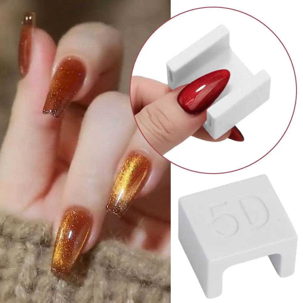 U-Shaped Nail Art Tool Cat Eye Gel Polish Enhancer for French Manicure, Automatic Full-Field Glow Effect DIY Stand U-Shaped Nail Art Tool Cat Eye Gel Polish Enhancer for French Manicure, Automatic Full-Field Glow Effect DIY Stand