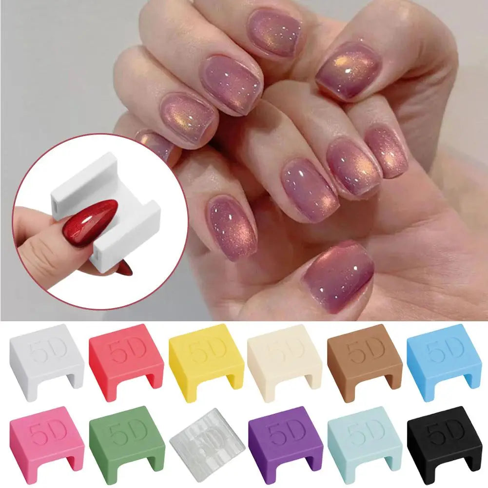 U-Shaped Nail Art Tool Cat Eye Gel Polish Enhancer for French Manicure, Automatic Full-Field Glow Effect DIY Stand U-Shaped Nail Art Tool Cat Eye Gel Polish Enhancer for French Manicure, Automatic Full-Field Glow Effect DIY Stand