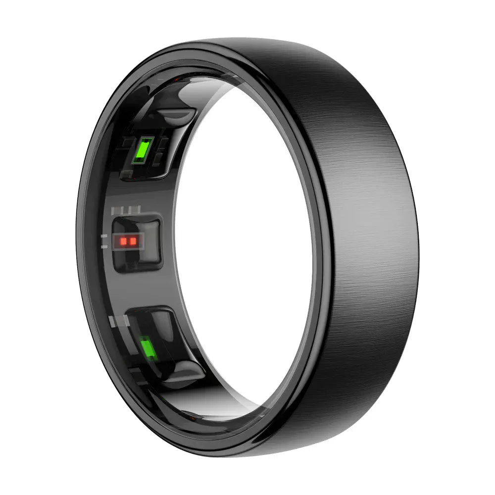 Uhoofit R10 Smart Ring with Wireless Charging | Wahooly Uhoofit R10 Smart Ring with Charging Dock Men Women Health Sleep Heart Rate Monitoring IP68 & 5ATM Waterproof Multi-sport Mode