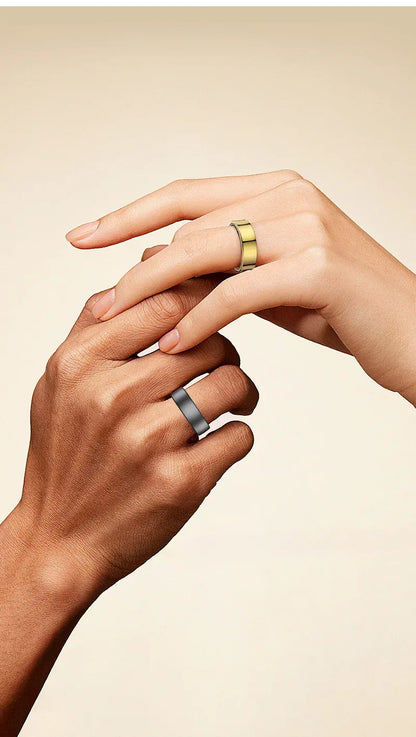 Uhoofit R10 Smart Ring with Wireless Charging | Wahooly Uhoofit R10 Smart Ring with Charging Dock Men Women Health Sleep Heart Rate Monitoring IP68 & 5ATM Waterproof Multi-sport Mode