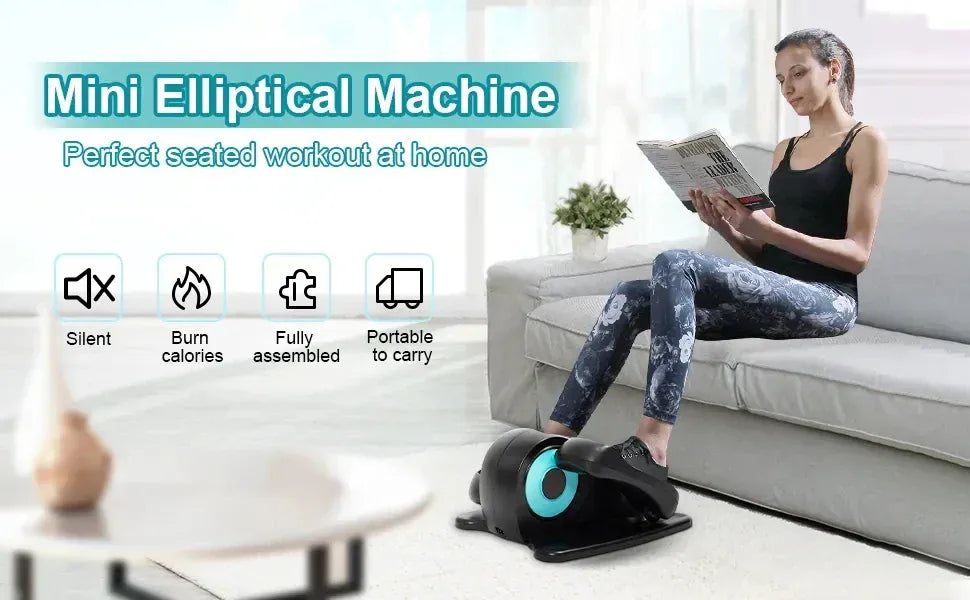 Under Desk Elliptical, Electric Seated Pedal Exerciser Under Desk Elliptical, Electric Seated Pedal Exerciser