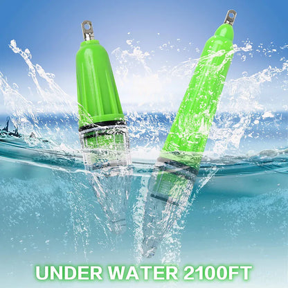 Underwater LED Fishing Light Deep Drop Waterproof Flicker – Wahooly Underwater LED Fishing Light – Deep Drop Waterproof Flicker Lure Lamp