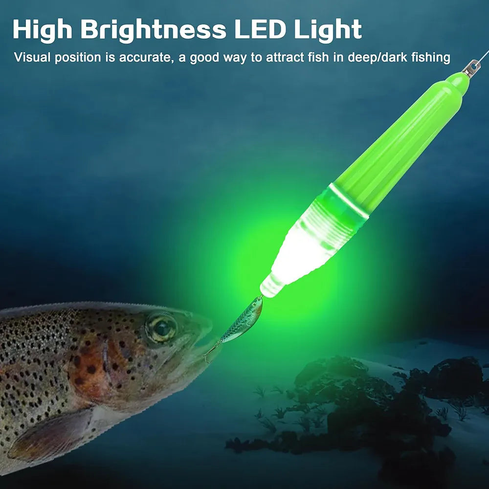 Underwater LED Fishing Light Deep Drop Waterproof Flicker – Wahooly Underwater LED Fishing Light – Deep Drop Waterproof Flicker Lure Lamp
