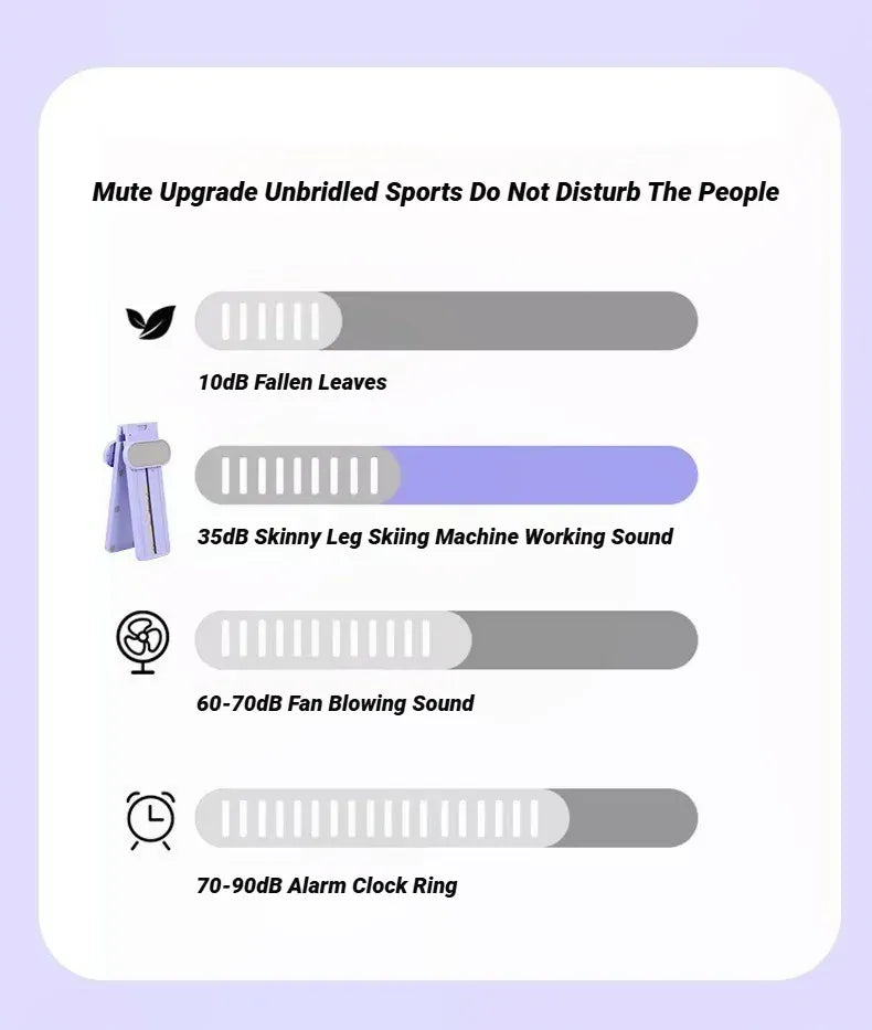 Unisex Leg Fitness Equipment For Thigh Exercises, Foldable Ski Machine Suitable For Various Scenarios. Unisex Leg Fitness Equipment For Thigh Exercises, Foldable Ski Machine Suitable For Various Scenarios.