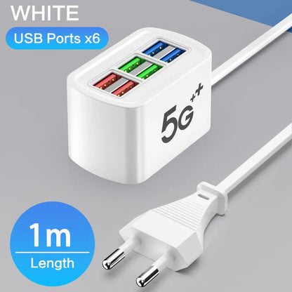 Universal Power Strip 6 USB Ports Universal Power Strip 6 USB Ports