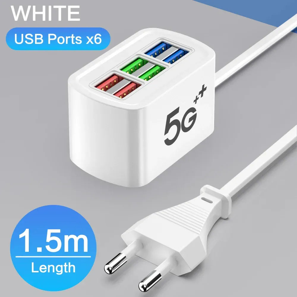 Universal Power Strip 6 USB Ports Universal Power Strip 6 USB Ports