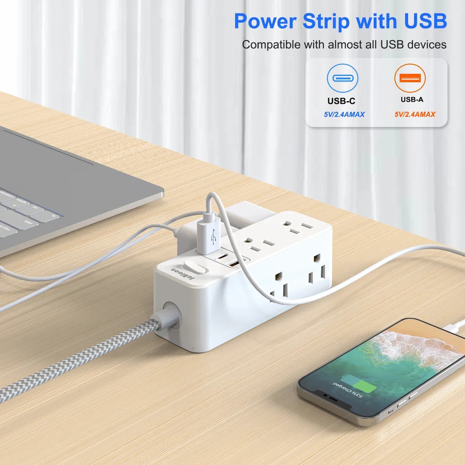 US Plug Multitap Power Strip US Plug Multitap Power Strip