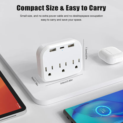 US Portable Power Socket Multiple Plug US Portable Power Socket Multiple Plug