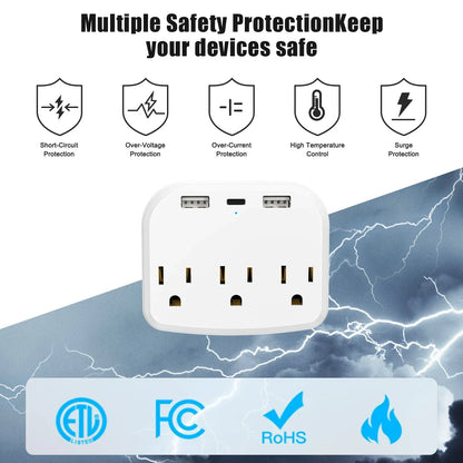 US Portable Power Socket Multiple Plug US Portable Power Socket Multiple Plug