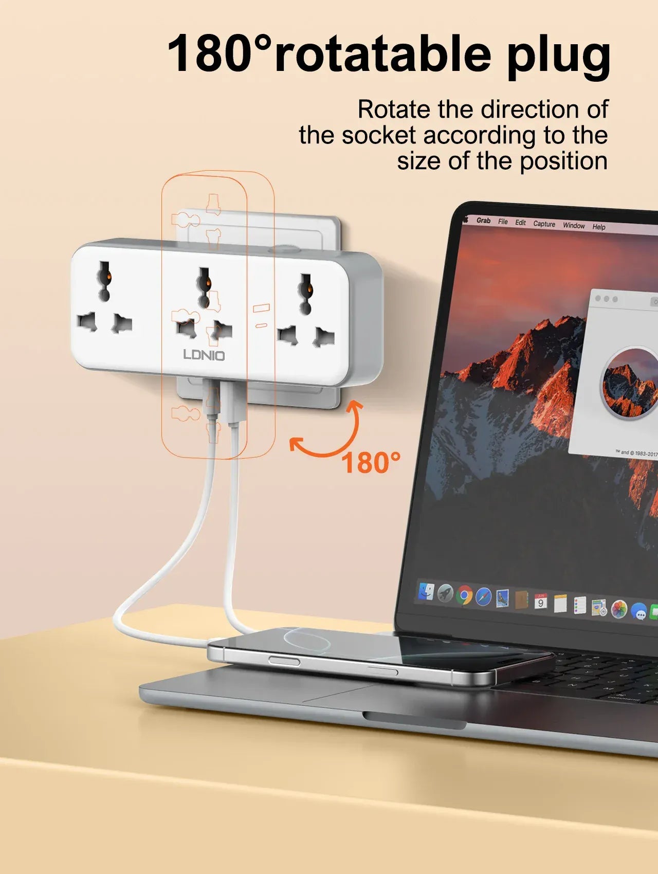 US UK EU Plug Outlet 3 Sockets Multitap Wall Power Strip US UK EU Plug Outlet 3 Sockets Multitap Wall Power Strip