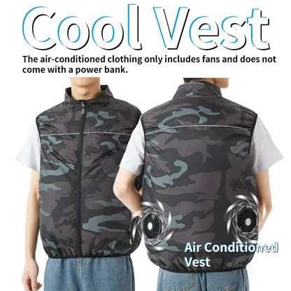 USB Cooling Vest Dual Fan – Unisex Air Conditioning Jacket | Wahooly USB Cooling Vest – Dual Fan Air Conditioning Jacket for Men & Women