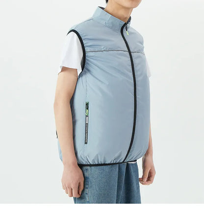 USB Cooling Vest Dual Fan – Unisex Air Conditioning Jacket | Wahooly USB Cooling Vest – Dual Fan Air Conditioning Jacket for Men & Women