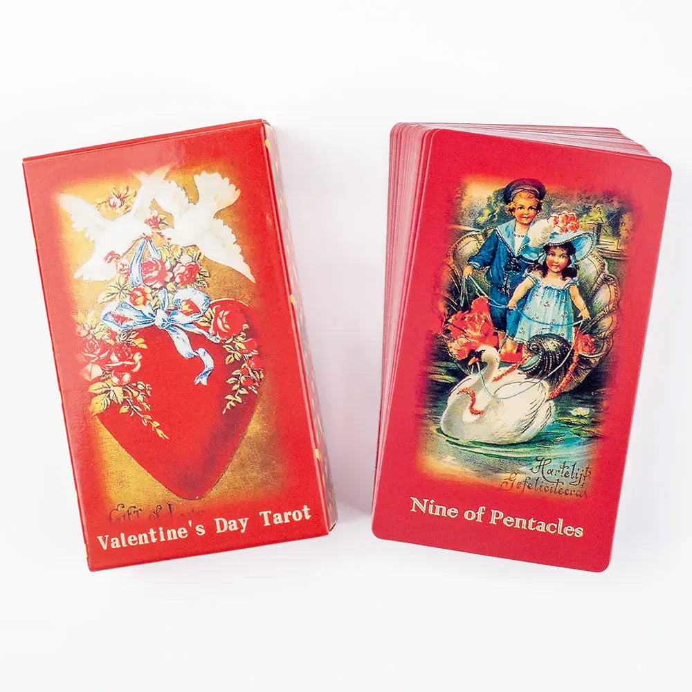 Valentine's Day 79-Card Tarot Deck Magic Arts Love Oracle Cards for Group Games Tabletop Size 10.3*6cm Valentine's Day 79-Card Tarot Deck Magic Arts Love Oracle Cards for Group Games Tabletop Size 10.3*6cm
