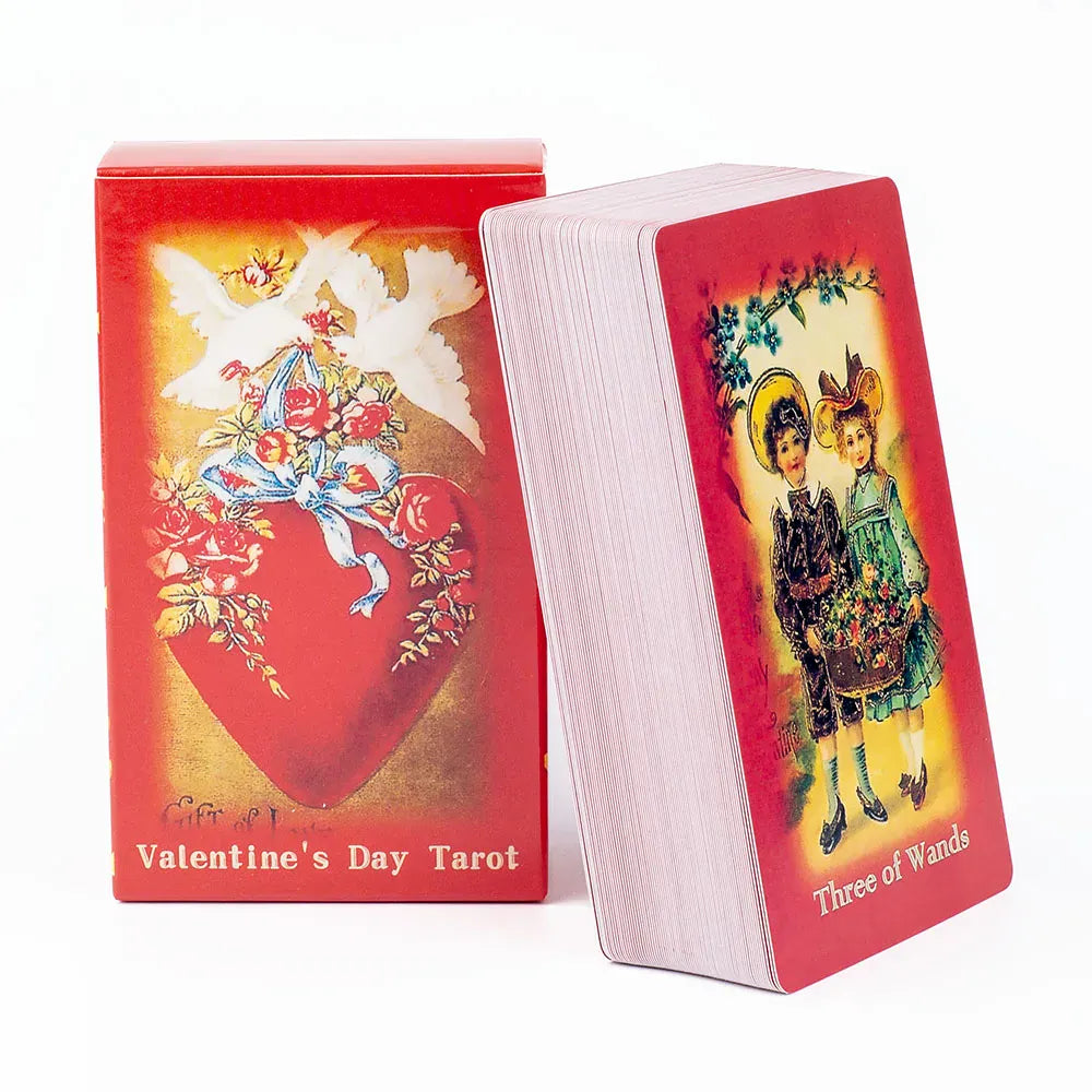 Valentine's Day 79-Card Tarot Deck Magic Arts Love Oracle Cards for Group Games Tabletop Size 10.3*6cm Valentine's Day 79-Card Tarot Deck Magic Arts Love Oracle Cards for Group Games Tabletop Size 10.3*6cm