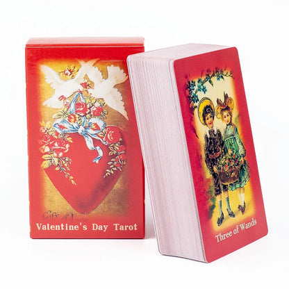 Valentine's Day 79-Card Tarot Deck Magic Arts Love Oracle Cards for Group Games Tabletop Size 10.3*6cm Valentine's Day 79-Card Tarot Deck Magic Arts Love Oracle Cards for Group Games Tabletop Size 10.3*6cm